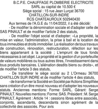 Contenu publication