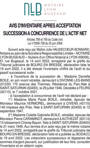 Contenu publication