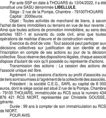 Contenu publication