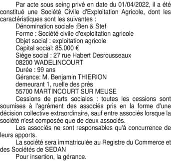 Contenu publication