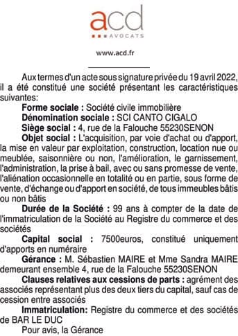 Contenu publication