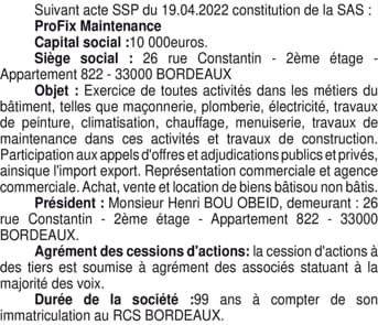 Contenu publication