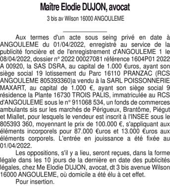 Contenu publication