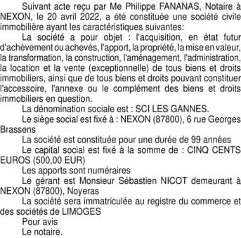 Contenu publication