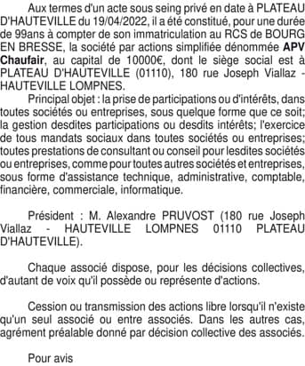 Contenu publication