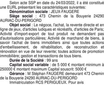 Contenu publication
