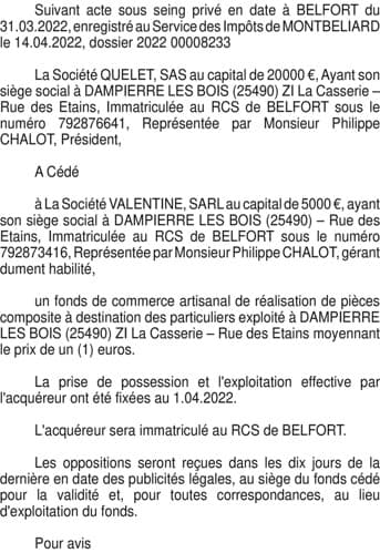 Contenu publication