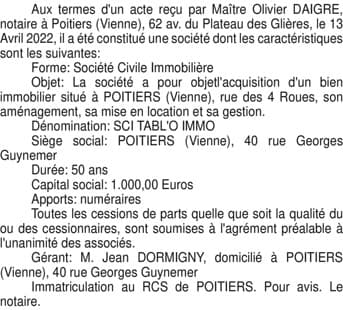 Contenu publication