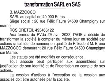 Contenu publication