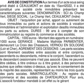 Contenu publication