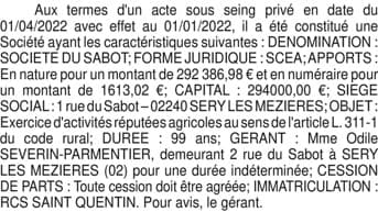 Contenu publication
