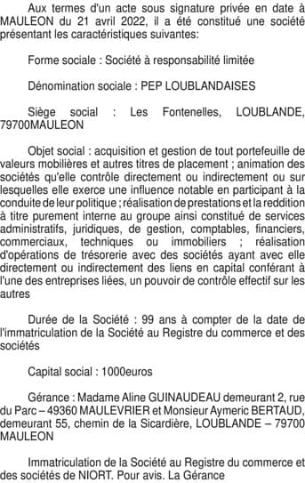 Contenu publication