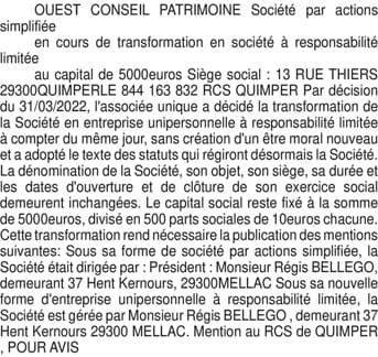 Contenu publication