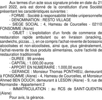 Contenu publication