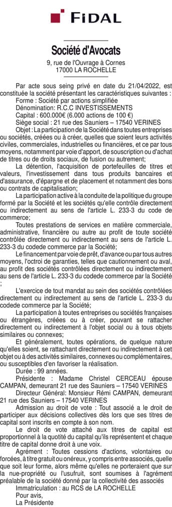 Contenu publication