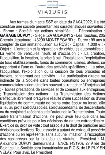 Contenu publication