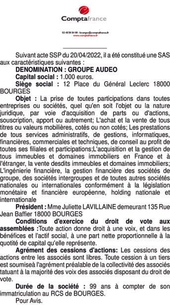 Contenu publication