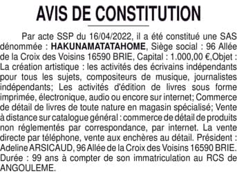 Contenu publication