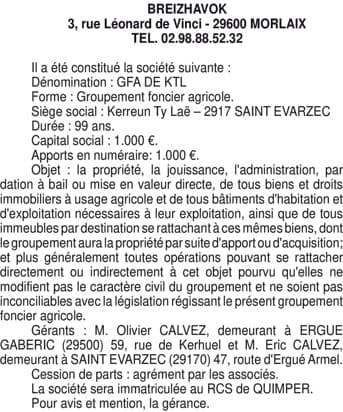 Contenu publication