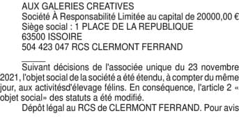 Contenu publication
