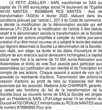 Contenu publication
