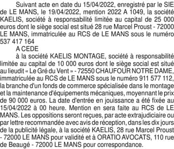 Contenu publication