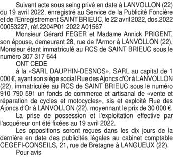 Contenu publication