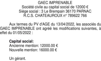 Contenu publication