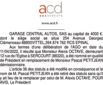 Contenu publication