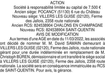 Contenu publication