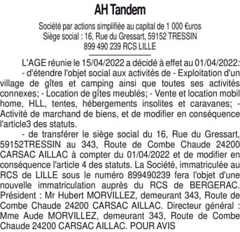 Contenu publication