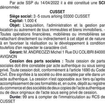 Contenu publication