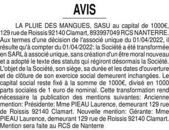 Contenu publication