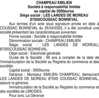 Contenu publication