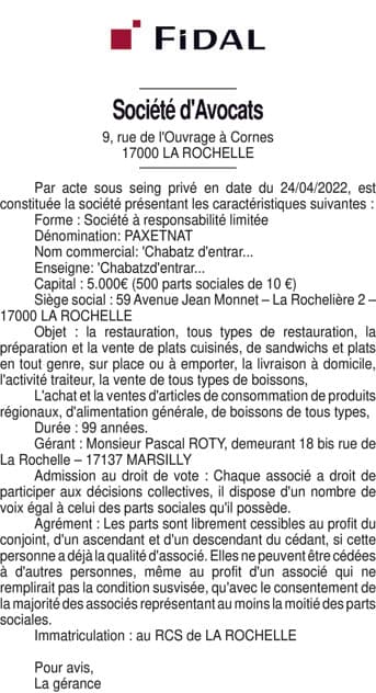 Contenu publication