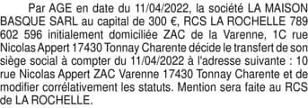 Contenu publication