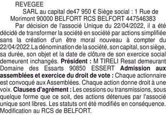 Contenu publication