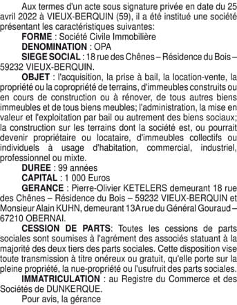 Contenu publication