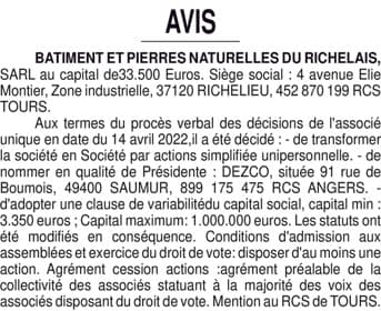 Contenu publication