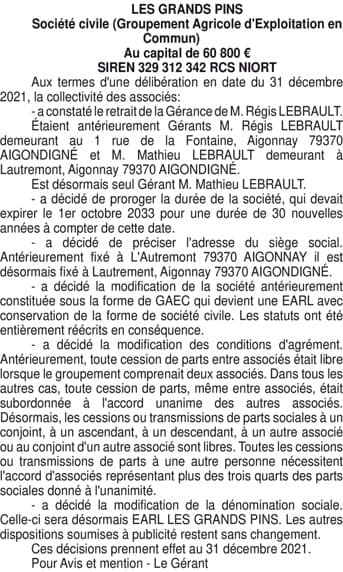 Contenu publication
