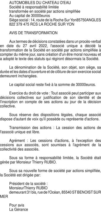 Contenu publication