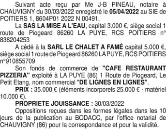 Contenu publication