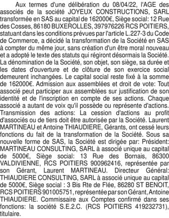 Contenu publication
