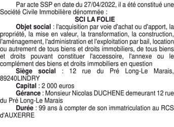 Contenu publication