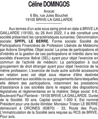 Contenu publication