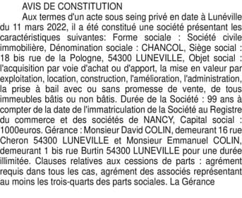 Contenu publication