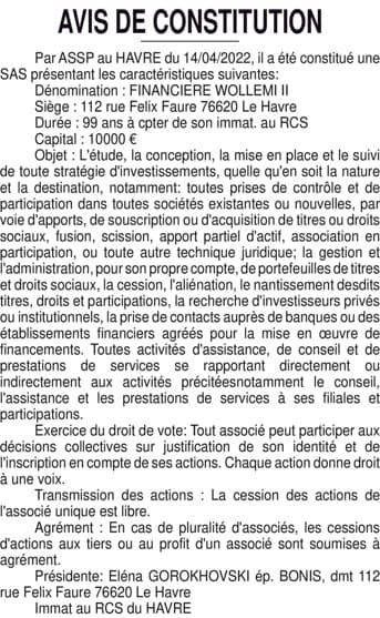 Contenu publication