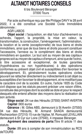 Contenu publication