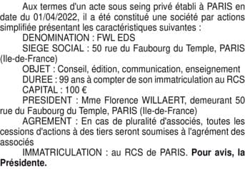 Contenu publication
