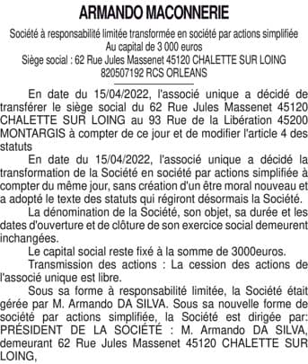 Contenu publication
